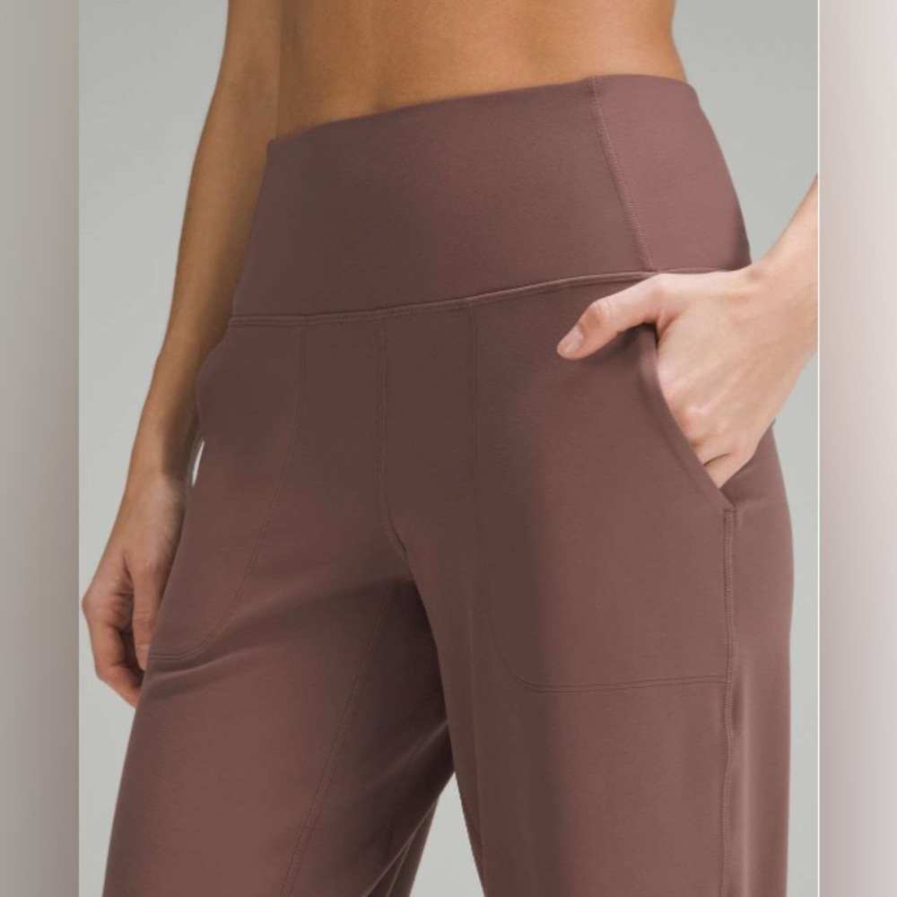 LULULEMON Align High Rise Wide Leg Pant 31” Dark Oxide Size 2 Nulu Soft VEUC - Picture 3 of 16